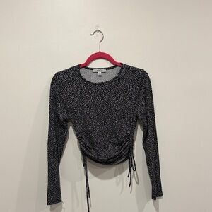 Black Leopard Women's Top